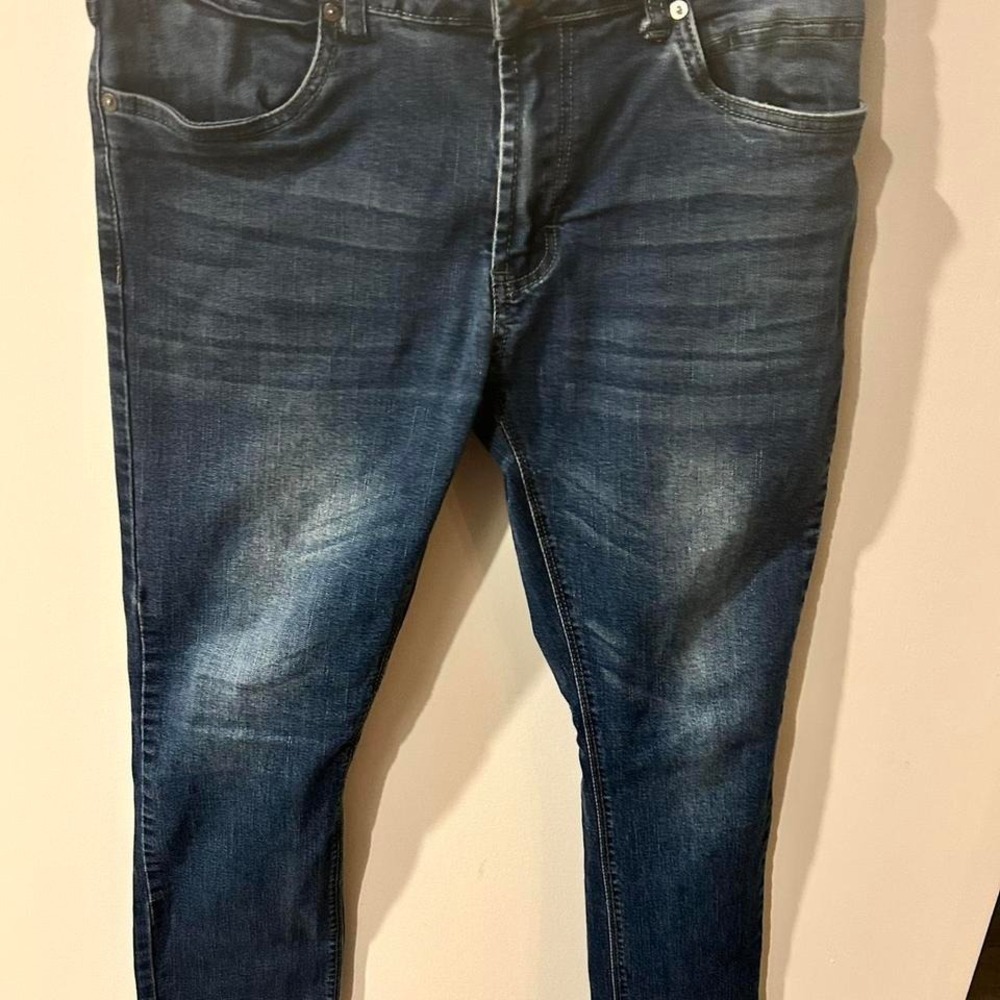 Paper Denim & Cloth skinny distressed blue jeans Size 32x30